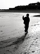 Photo of a child and his shadow